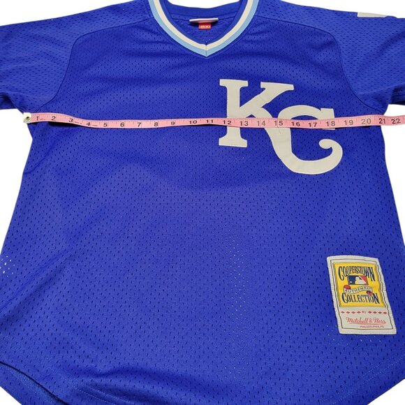 Mitchell & Ness Blue KC Jersey - Picture 3 of 12
